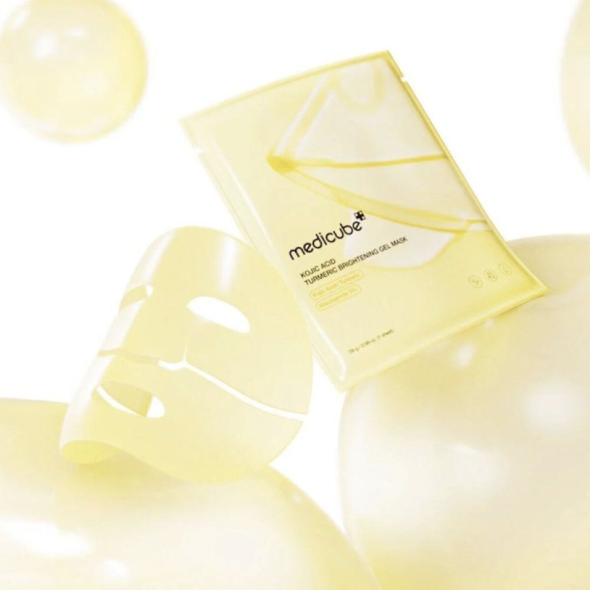 Medicube - Kojit Acid Turmeric Brightening Gel Mask - Rozjasňující gelová maska s kurkumou - 28 g