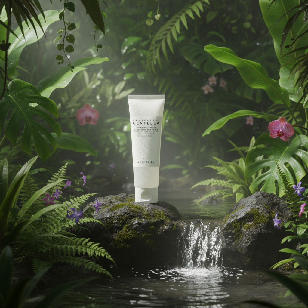 SKIN1004 - Madagascar Centella Tone Brightening Cleaning Gel Foam - Zklidňující a rozjasňující pěnivý gel na obličej - 125 ml