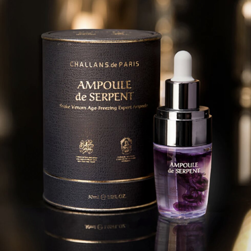 CHALLANS DE PARIS - Ampoule de Serpent - Luxusní protivráskové sérum - 30 ml