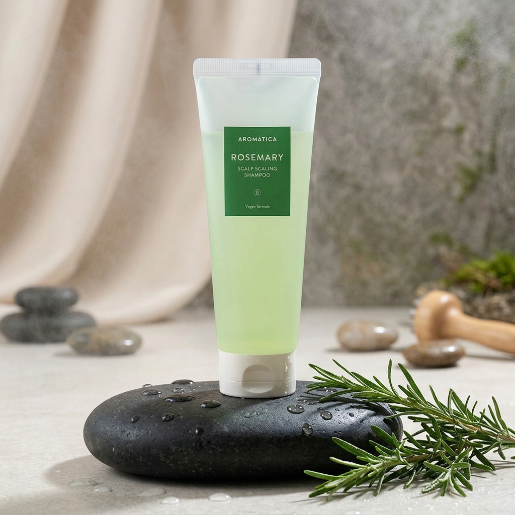 AROMATICA - Rosemary Scalp Scaling Shampoo - Hloubkově čisticí, povzbuzující šampon s rozmarýnem - 180 ml