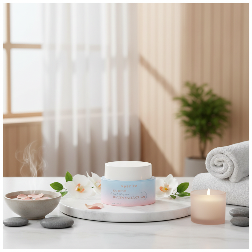APERIRE - Youthful Frozen Water Cream - Chladivý krém pro pro omlazení peti- 45 ml