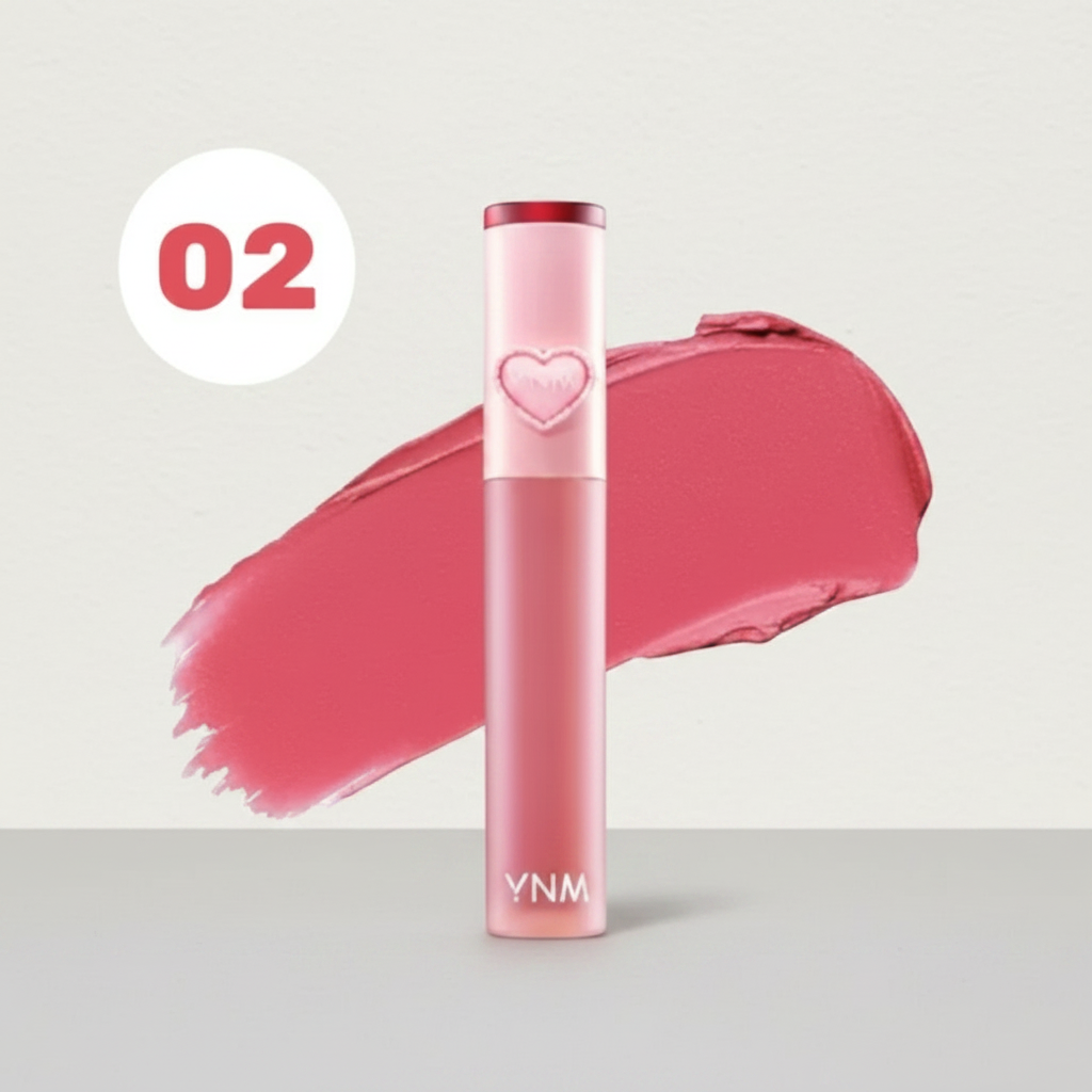 YNM - Heart Veil Tint 02 Muty Veil - Tónovací balzám na rty 02 Muty Veil - 2,5 g