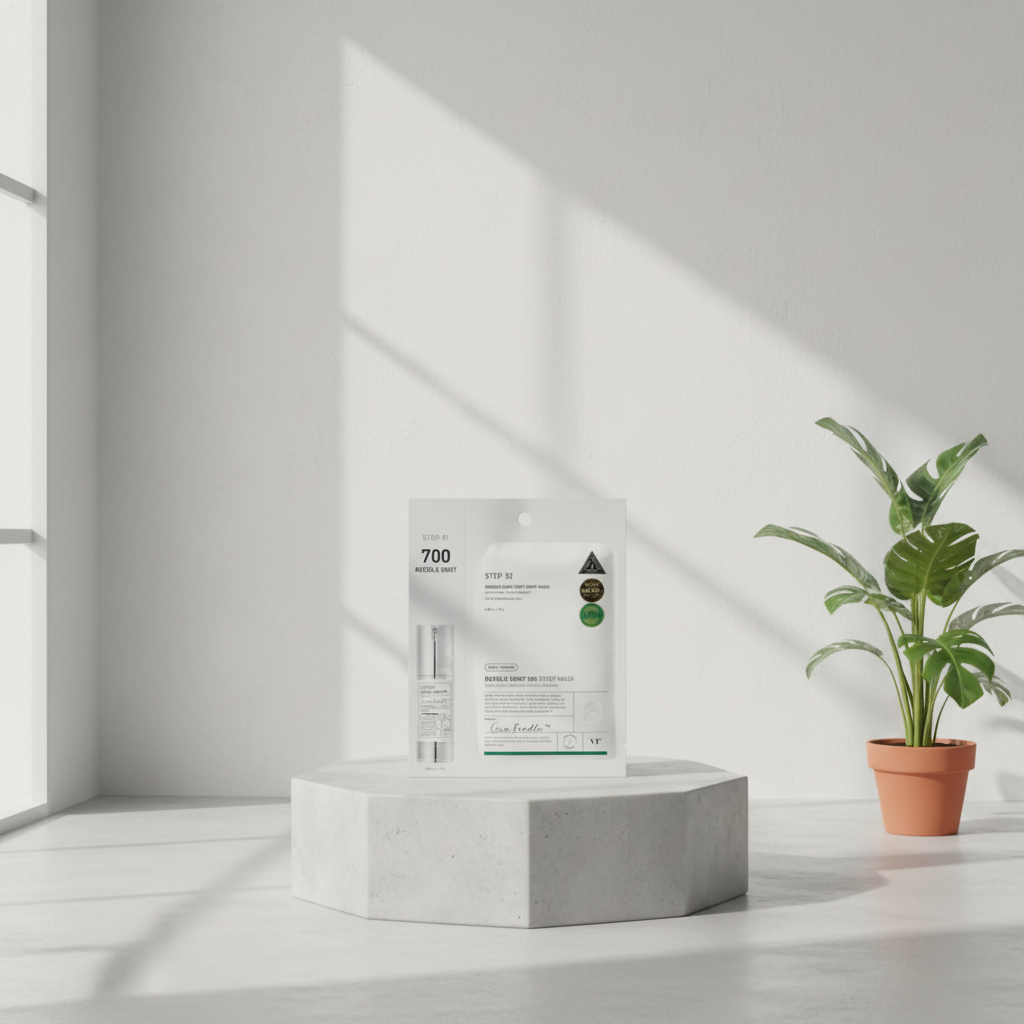 VT - Reedle Shot 700 2 Step Mask - Dvoufázová pleťová maska s mikrojehličkami - 25 g,1,5 g