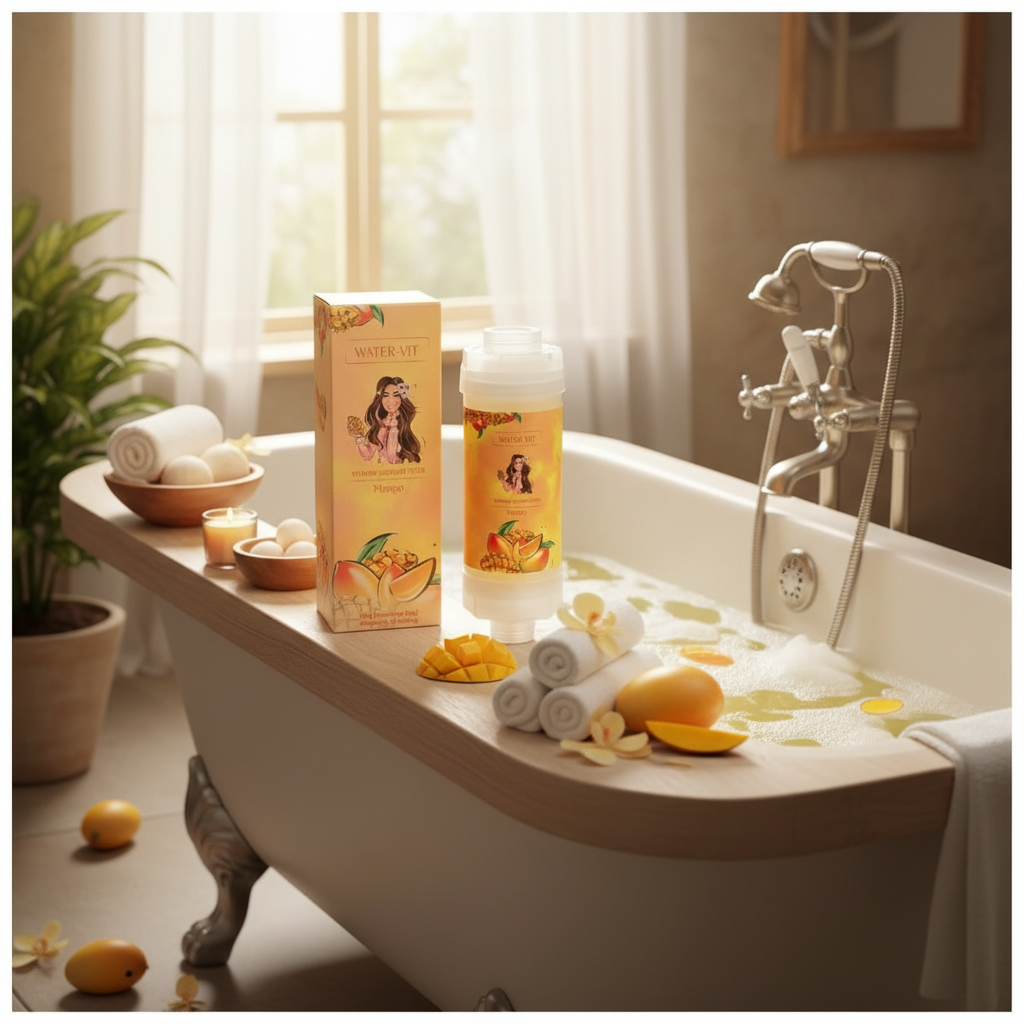 KOREJSKÁ KRÁSA - Vitamin Shower Filter - Vitaminový filtr do sprchy - MANGO - 1ks