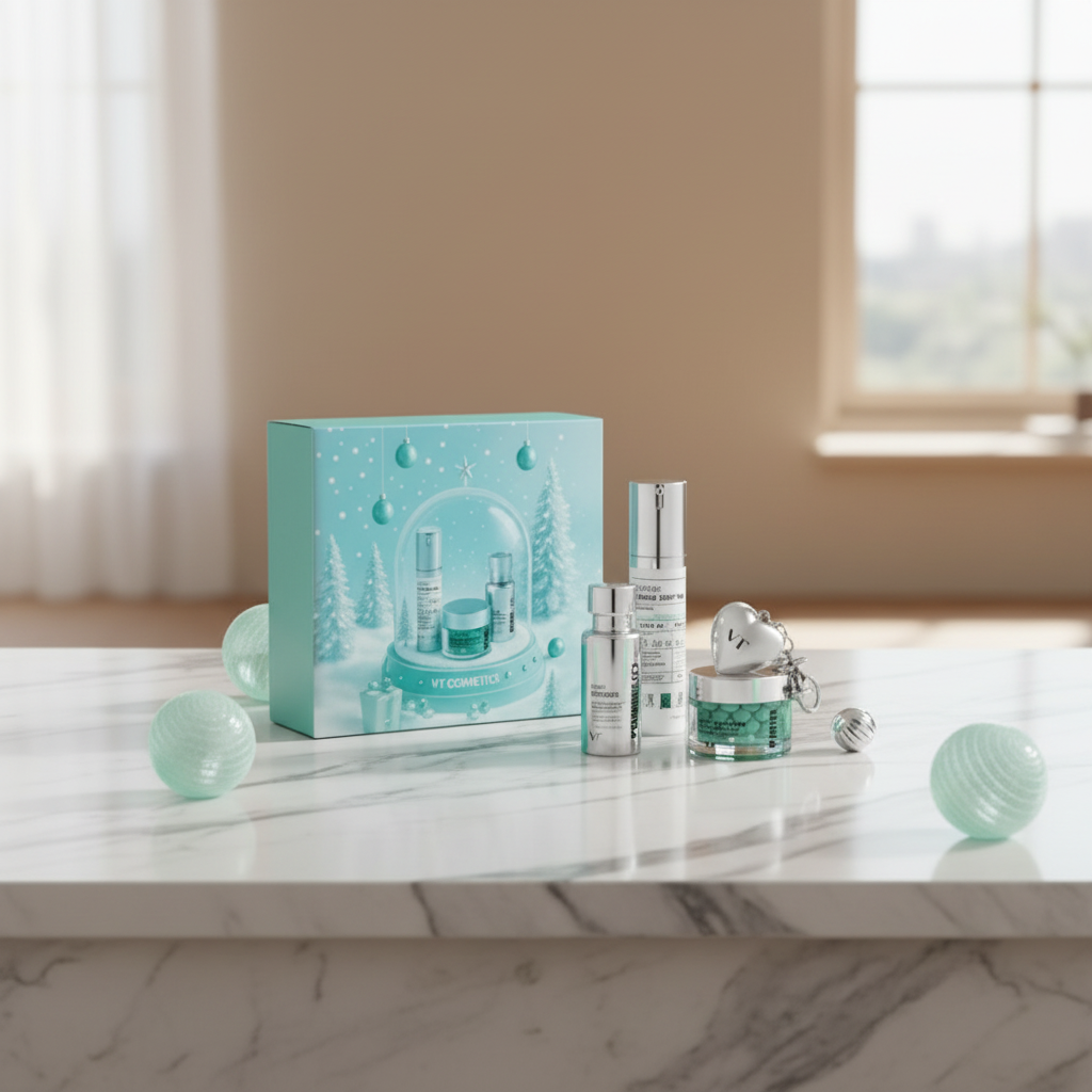 VT - Shining Holiday Set - Sváteční třpytivý set VT s PDRN - 3ks