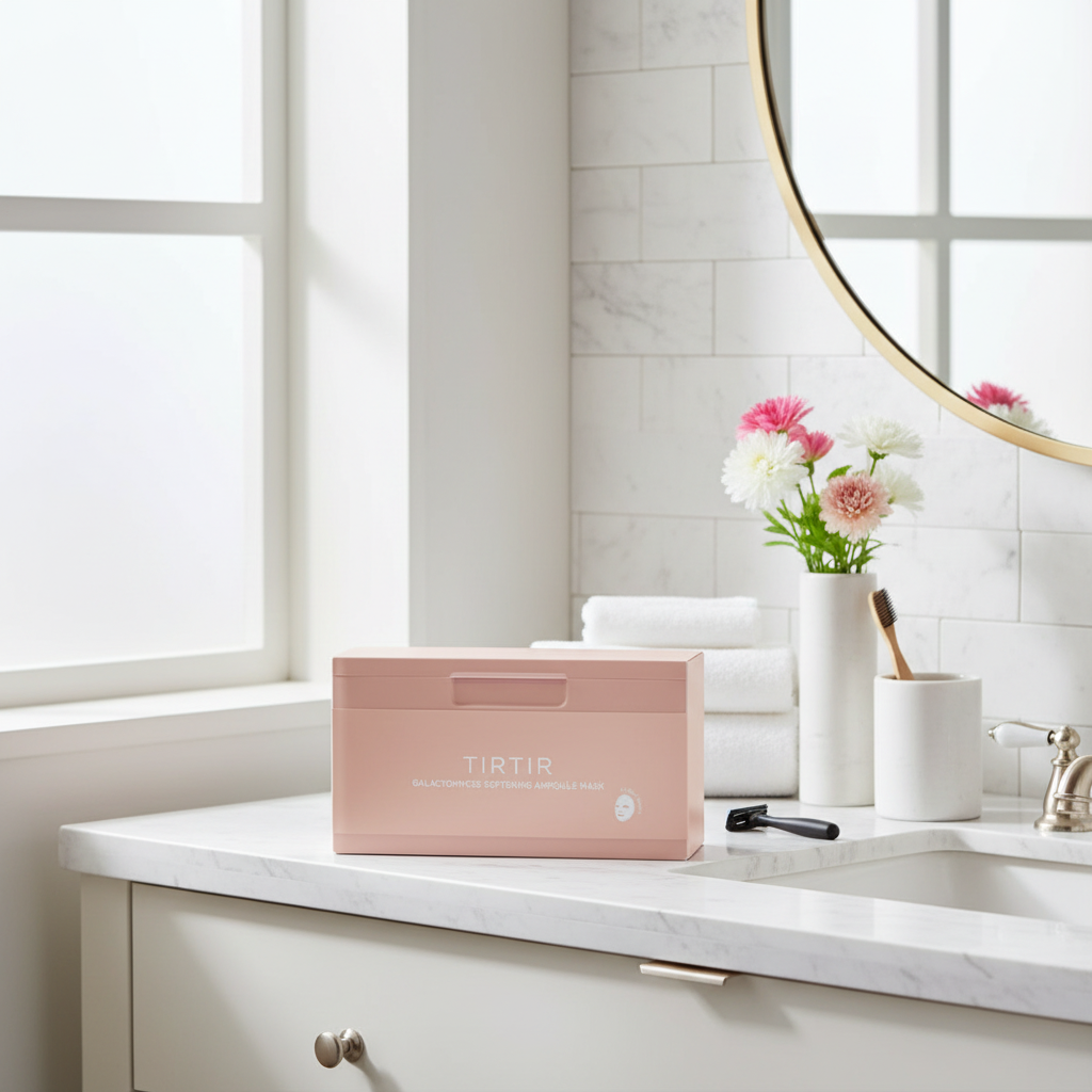 TIRTIR - Ampoule Mask - Pleťová maska s ampulí Dusty Pink - 30 ks