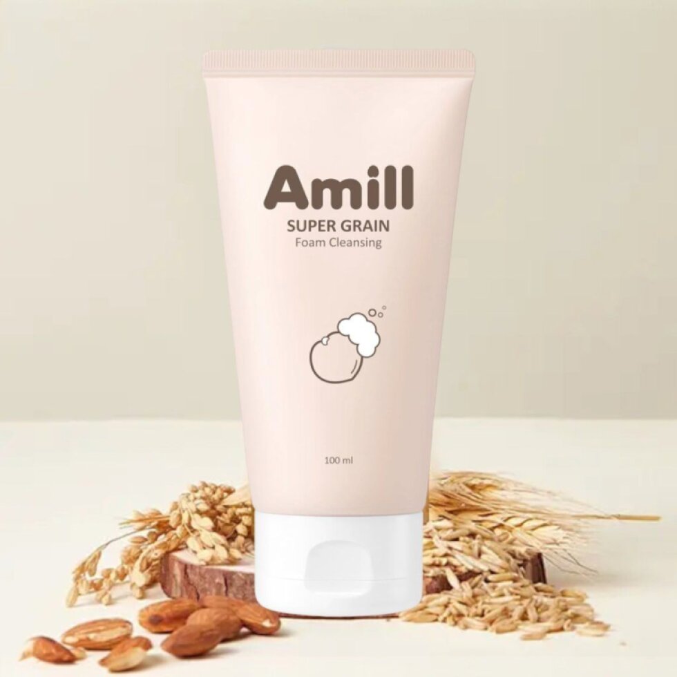 AMILL - Super Grain Foam Cleansing - Jemná čisticí pěna s extrakty z obilnin - 100 ml
