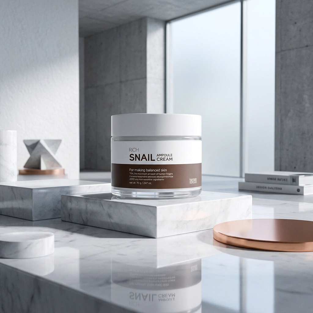 TENZERO - Rich Snail Ampoule cream - Výživný šnečí krém s ampulkovou péčí - 70 g