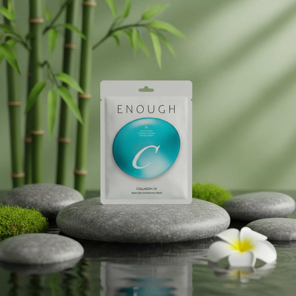 ENOUGH - Collagen 3X Moisture Nourishing Sheet Mask - Kolagenová hydratační vyživující plátýnková maska - 25 g