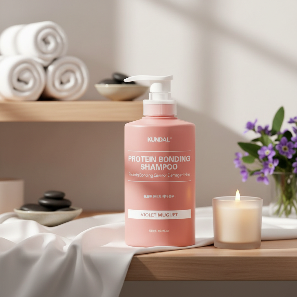 Kundal Protein Bonding Damage Care Shampoo - Proteinový šampon VIOLET MUGUET - 500 ml