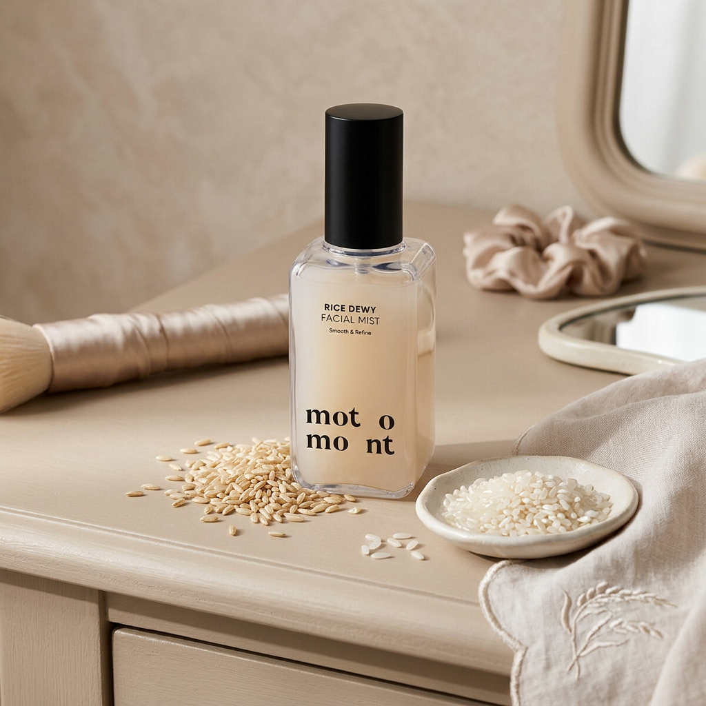 MOTOMONT - Rice Dewy Facial Mist - Hydratační pleťová mlha - 100 ml