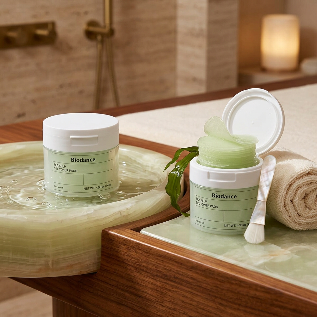 BIODANCE - Sea Kelp Gel Toner Pads - Gelové tonizační tamponky s mořskou řasou - 60 ks / 140 g