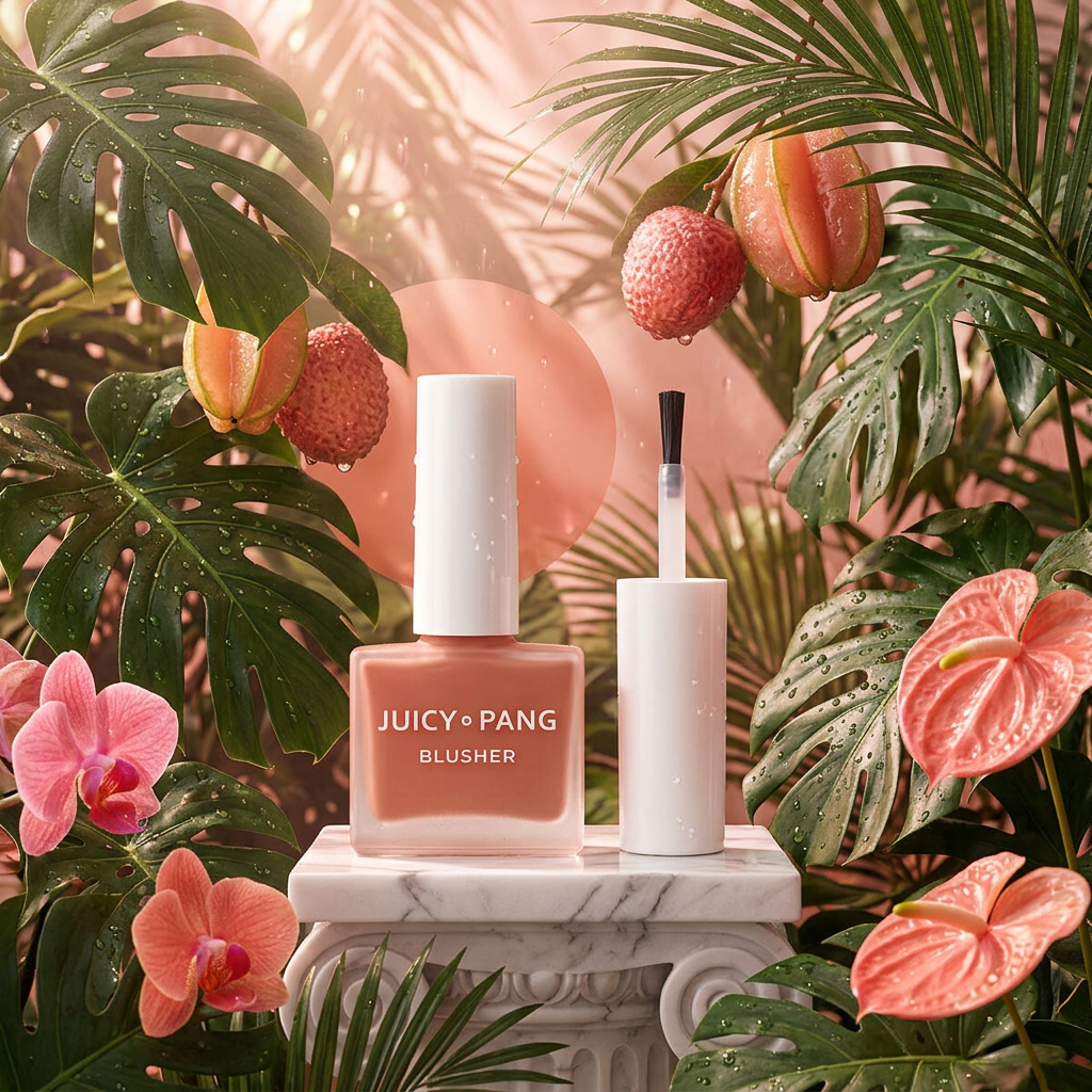 A'PIEU - Juicy-Pang Water Blusher - BE01 Fig - Tekutá tvářenka - 9 g