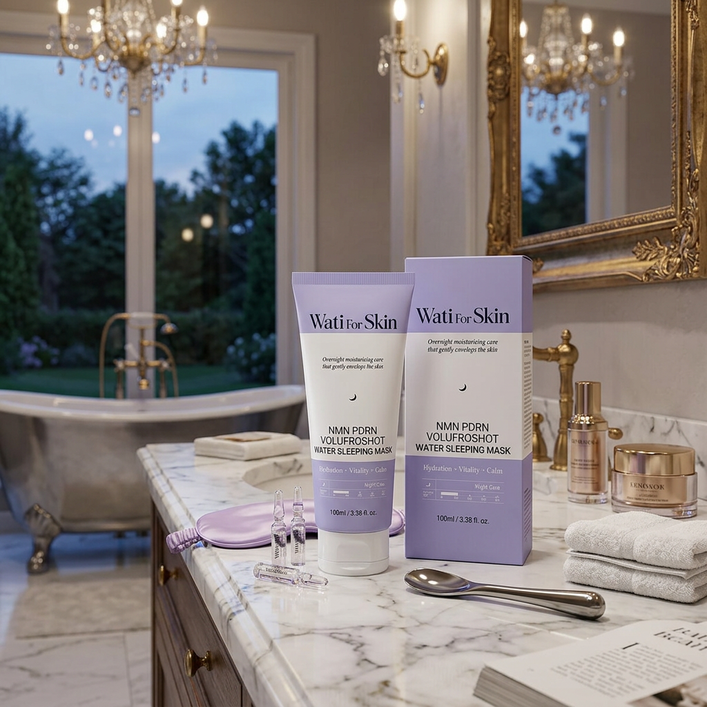 WATI FOR SKIN - NMN PDRN Volufroshot Water Sleeping Mask - Noční hydratační maska - 100 ml