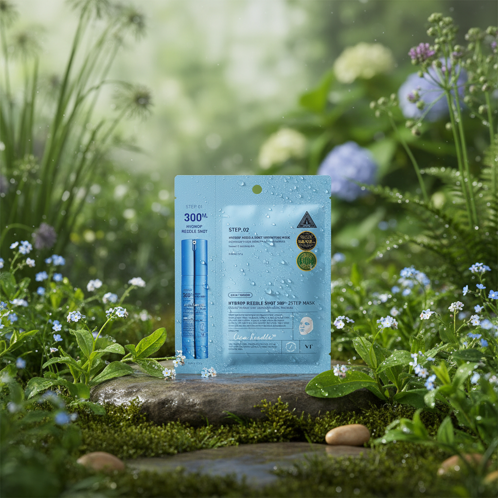 VT - Hydrop Reedle Shot 300hl 2 Step Hydrogel Mask - Hydratační hydrogelová maska - 27 g + 1,5 g