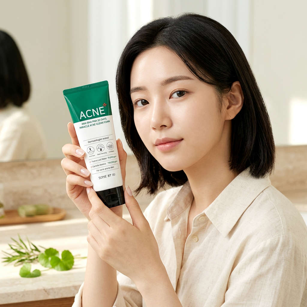 SOME BY MI - AHA BHA PHA 30 Days Miracle Foam - Jemná čistící pěna s přírodními kyselinami - 100 ml