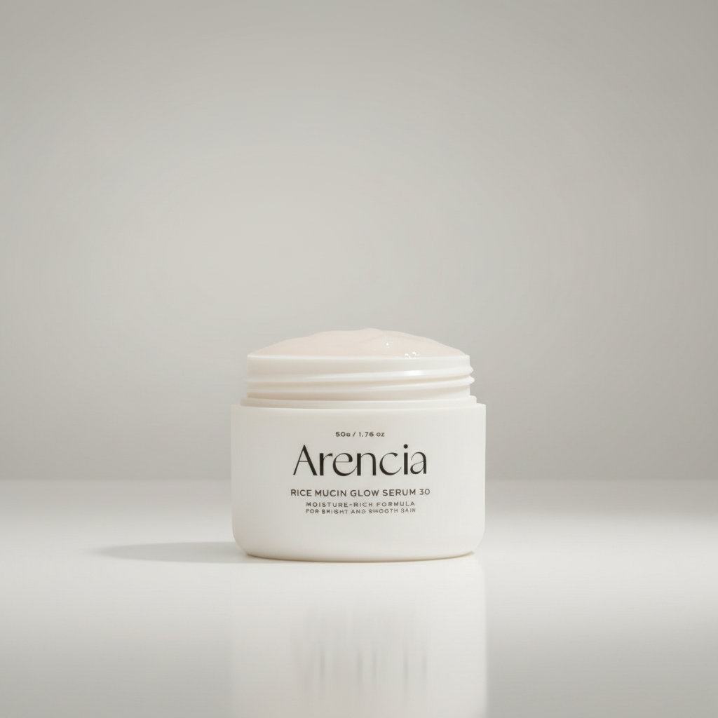 ARENCIA - Rice Mucin Glow Serum 30 - Rozjasňující sérum s fermentovanou rýží - 50 ml