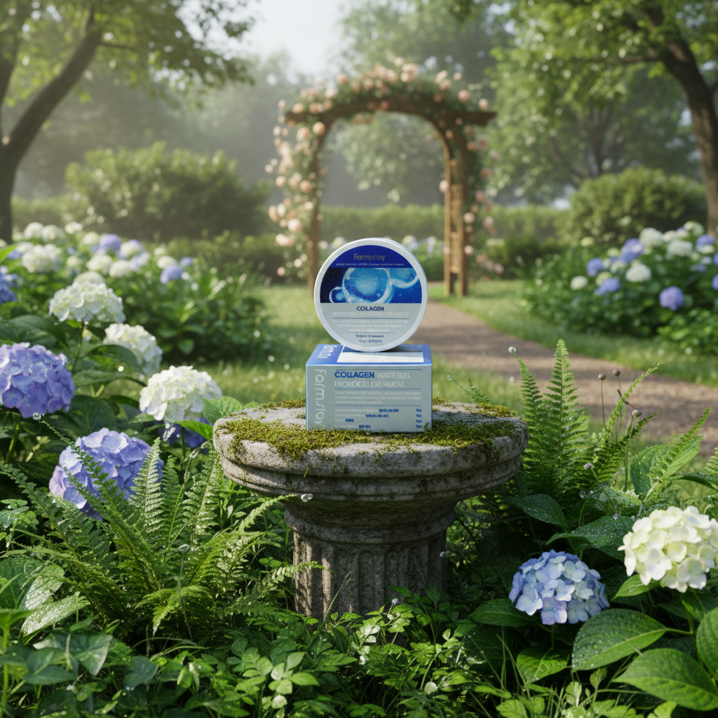 Farm Stay - Collagen Water full Hydrogel Eye Patch - Hydrogelové polštářky pod oči s kolagenem - 90 g / 60 ks