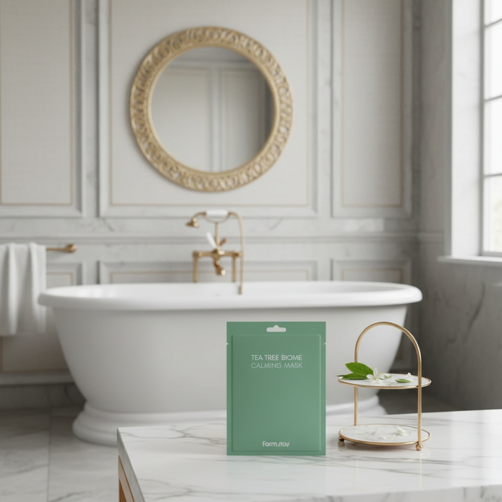 Farm Stay - Tea Tree Biome Calming Mask - Zklidňující plátýnková maska s Tea Tree - 23 ml