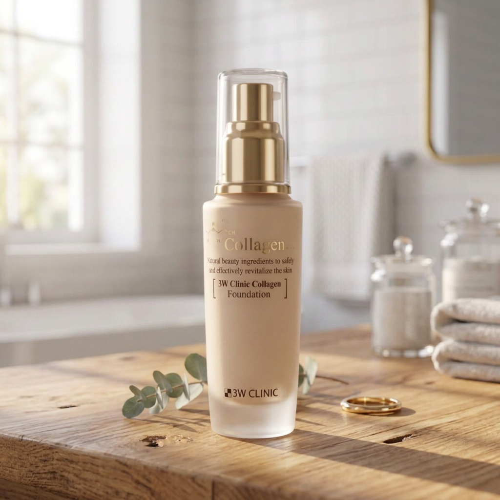 3W CLINIC - Collagen Foundation #21 - Makeup s kolagenem odstín #21 - 50 ml
