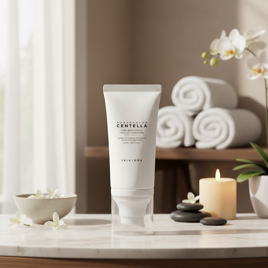 SKIN1004 - Madagascar Centella Tone Brightening Tone-Up Sunscreen - Rozjasňující SPF krém - 50 ml