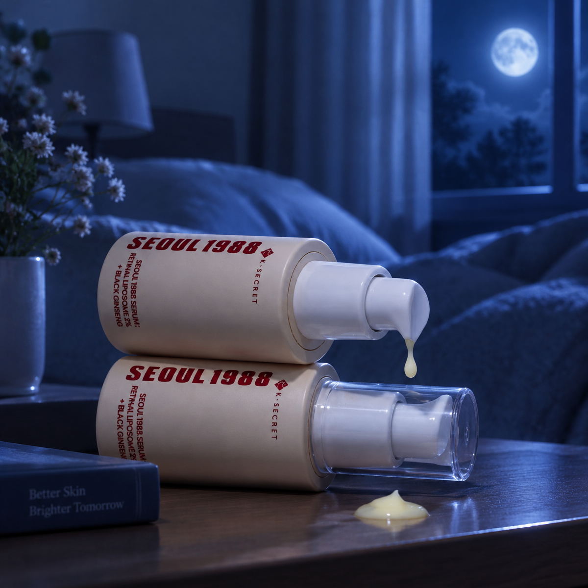 KSECRET - SEOUL 1988 Serum : Retinal Liposome 2% + Black Ginseng - SEOUL 1988 Sérum: Retinal Liposom 2 % + Černý ženšen - 30 ml