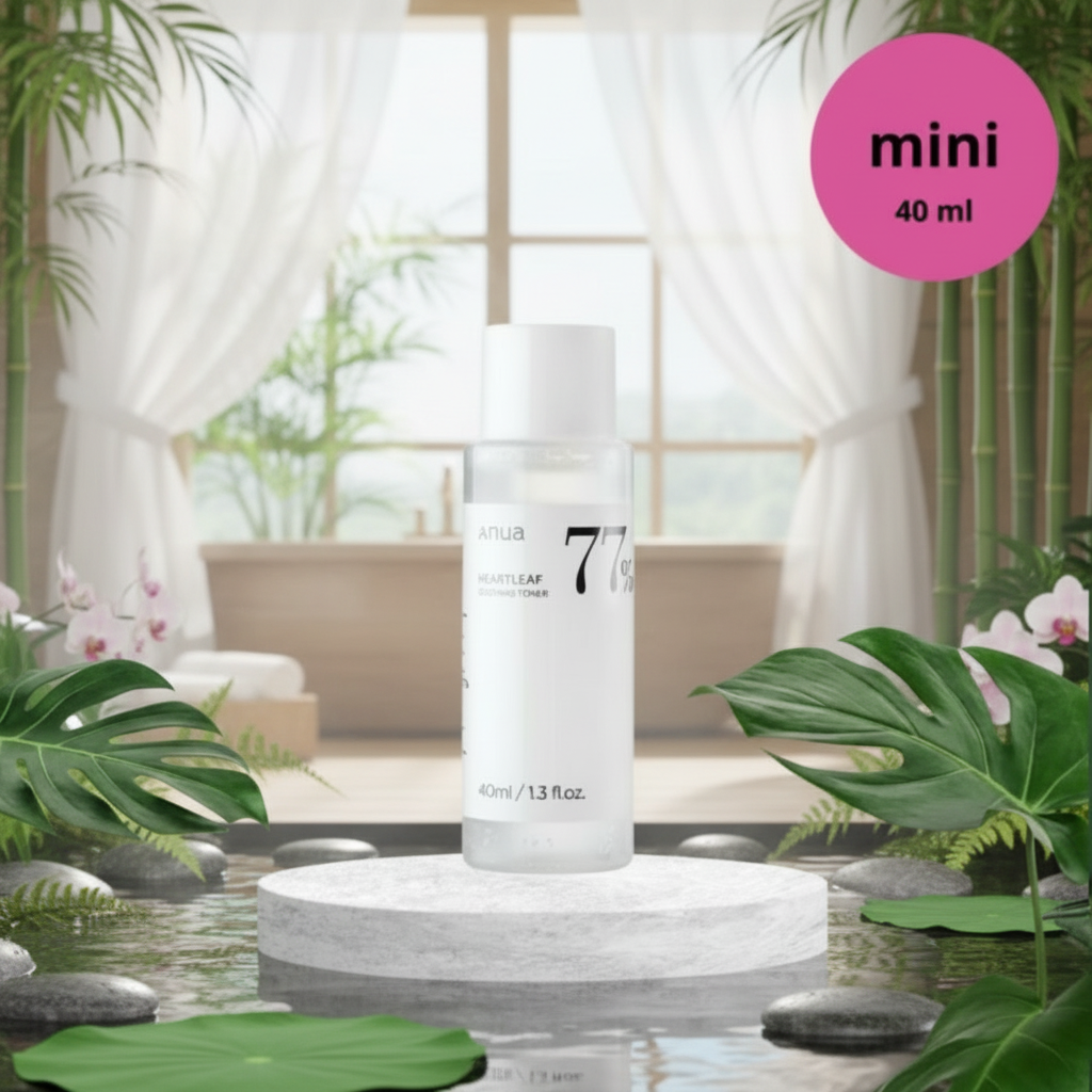 ANUA - Heartleaf 77% Soothing Toner MINI - Zklidňující tonikum na obličej - 40 ml