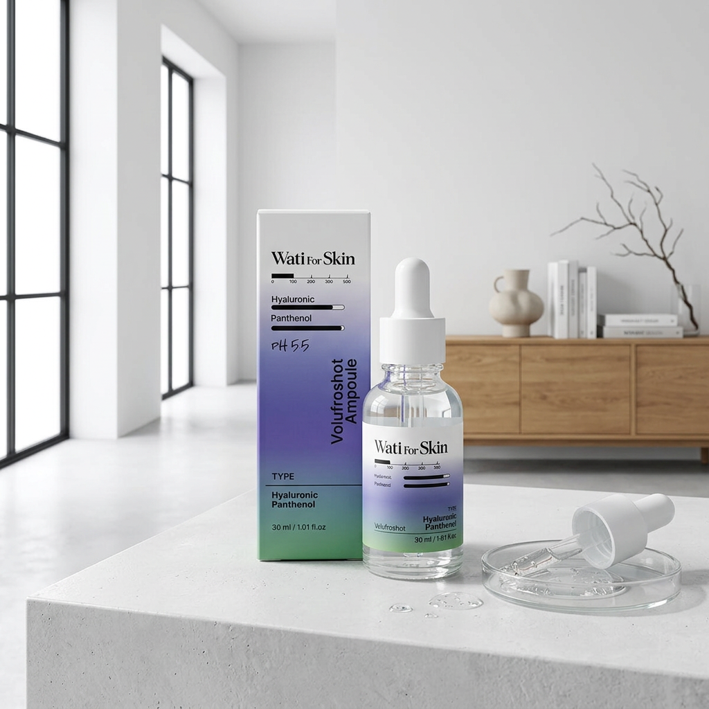 WATI FOR SKIN - Hyaluronic Panthenol B5 Volufroshot Ampoule - Hydratační sérum s kyselinou hyaluronovou a panthenolem - 30 ml