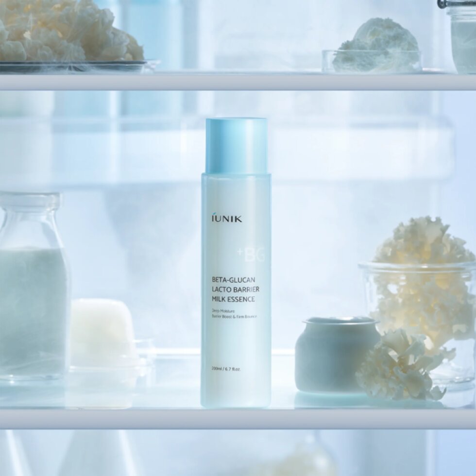 iUNIK - Beta-Glucan Lacto Barrier Milk Essence - Vyživující mléčná esence s beta-glukanem, fermenty a ceramidy - 150 ml