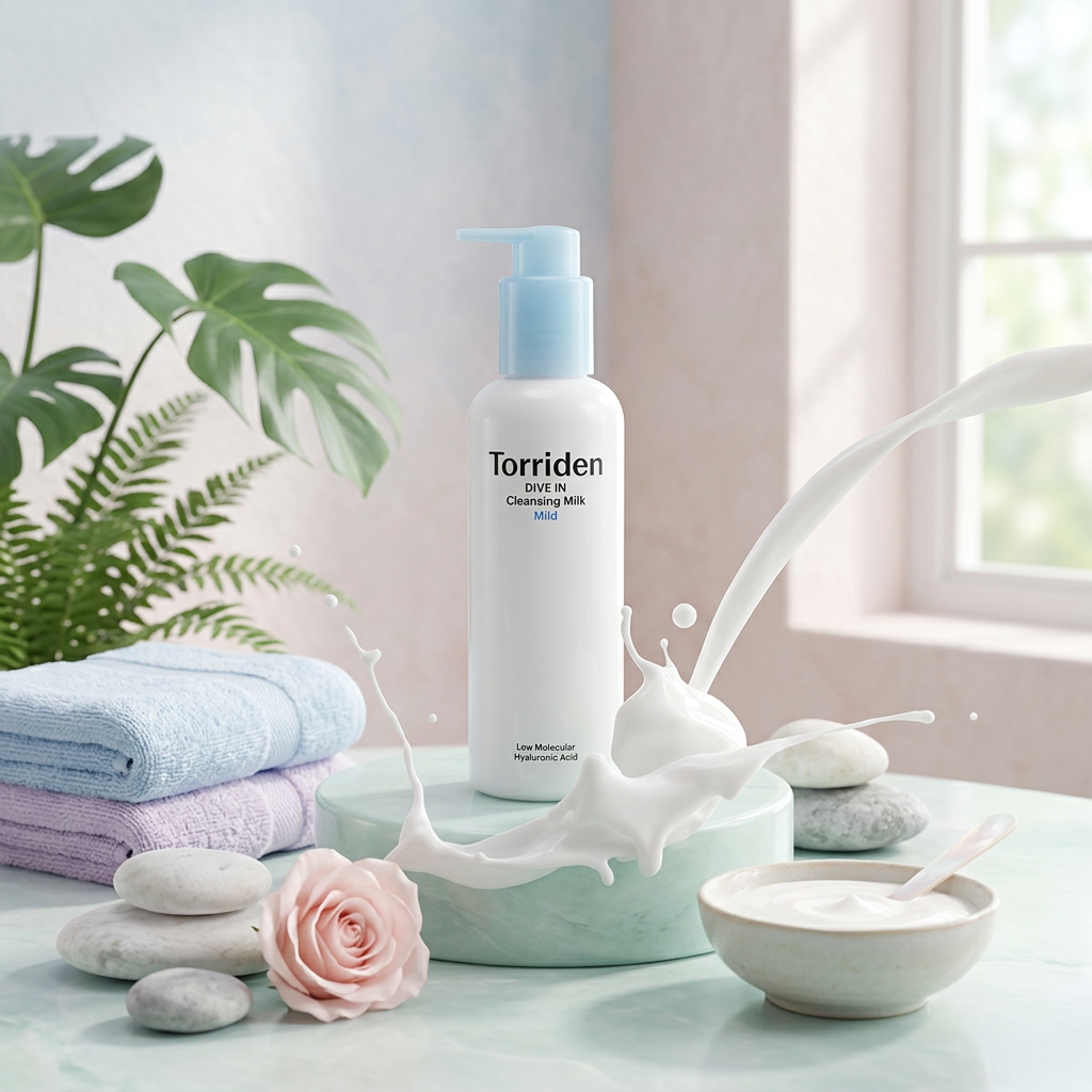 Torriden - DIVE-IN Cleansing Milk - Hydratační čisticí mléko s kyselinou hyaluronovou - 200 ml