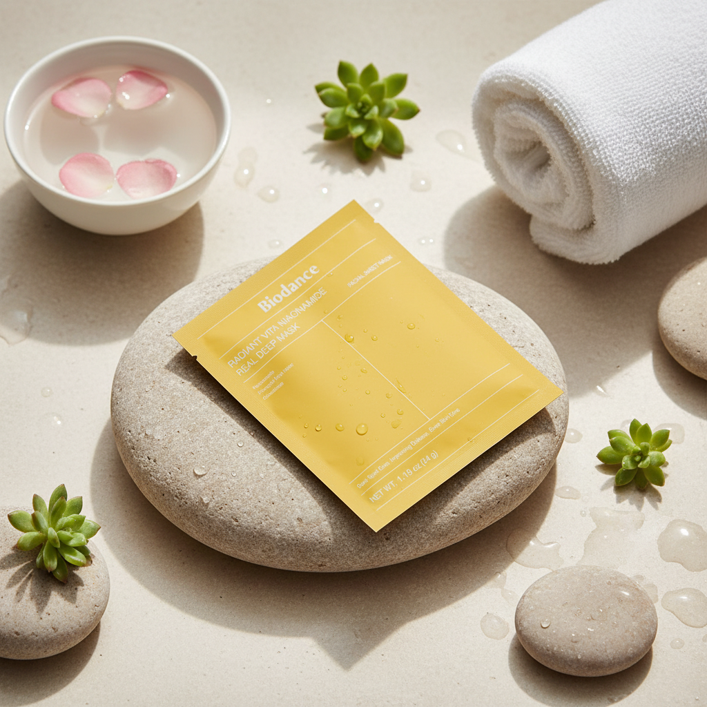 BIODANCE - Radiant Vita Niacinamide Real Deep Mask - Rozjasňující hydrogelová maska - 34 g