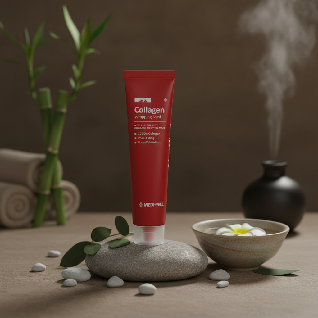 MEDI-PEEL - Lacto Collagen Wrapping Mask - Slupovací kolagenová maska - 70 ml