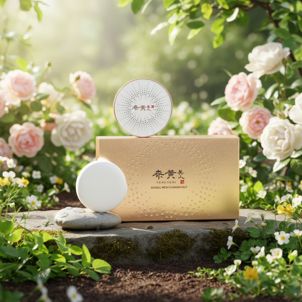 SOOSUL - Mesh Cushion Pack - Cushion make-up s SPF - 15g+15g refill