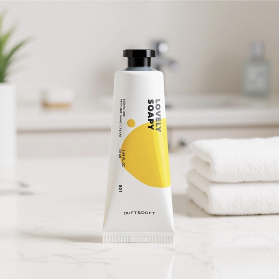 DUFT & DOFT - Signature Perfume Hand Cream Lovely Soapy - Parfémovaný krém na ruce Lovely Soapy - 50 ml
