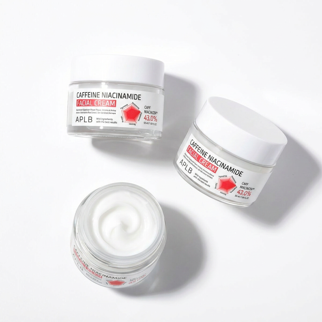APLB - Caffeine Niacinamide Facial Cream - Pečující krém s kofeinem a niacinamidem - 55 ml