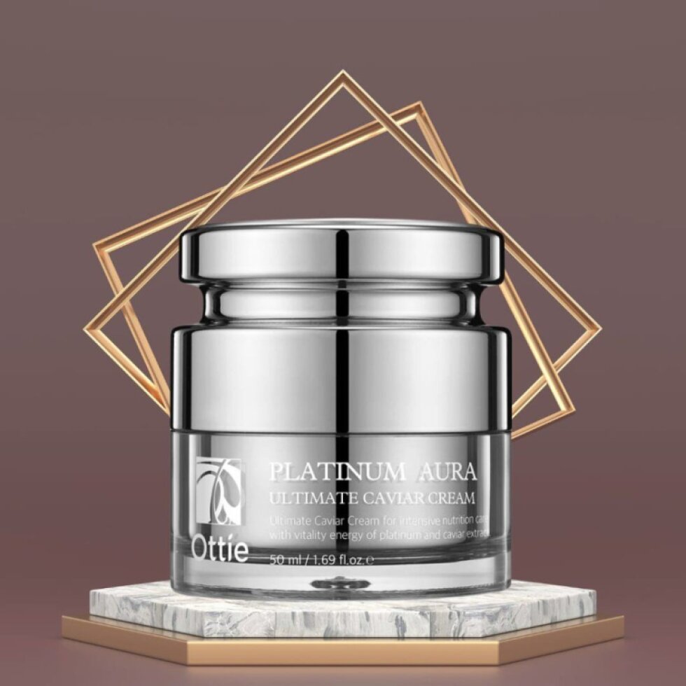 OTTIE - Platinum Aura Ultimate Capsule Cream - Prémiový platinový krém s kapsličkami - 50 ml