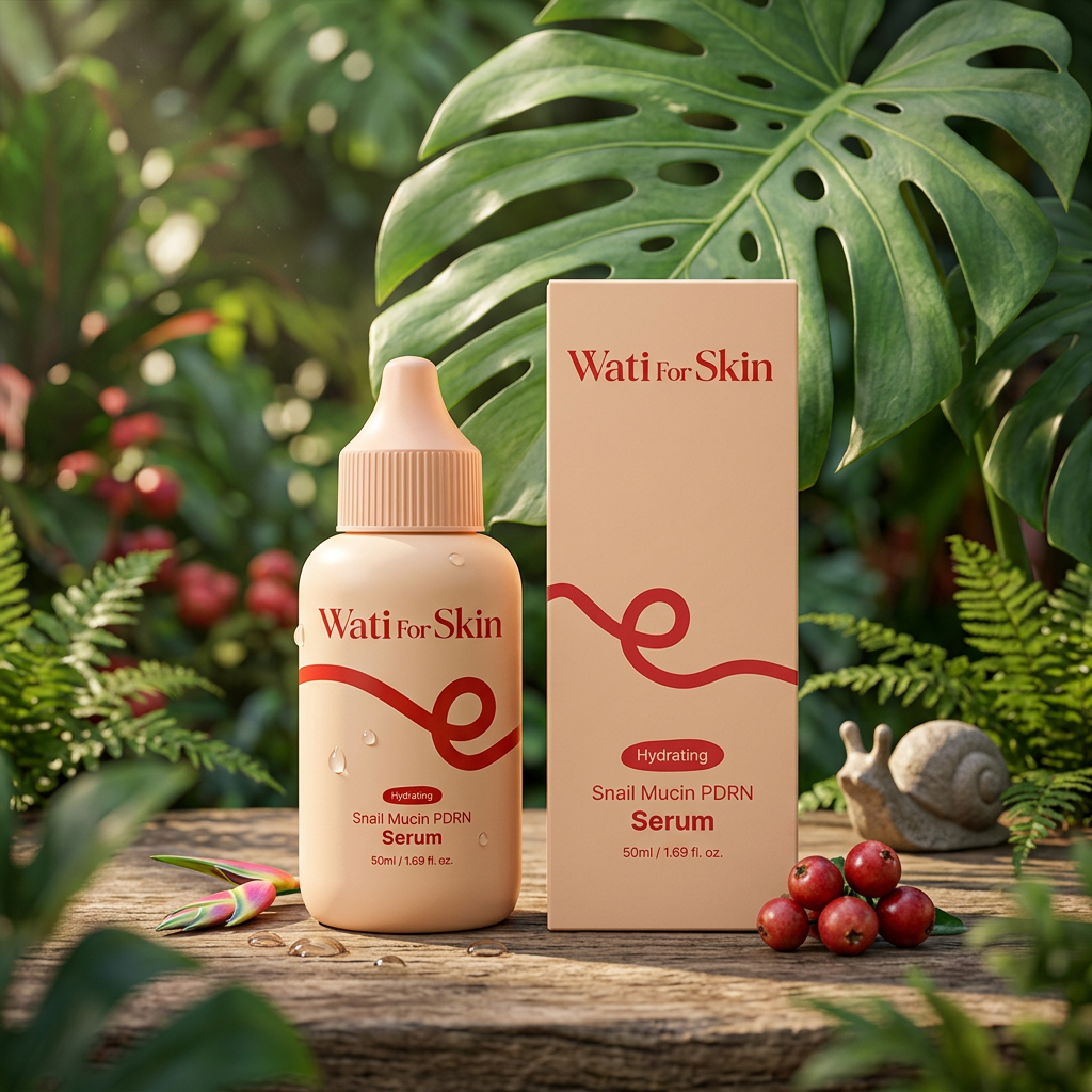 WATI FOR SKIN - Snail Mucin PDRN Serum - Regenerační sérum se šnečím mucinem a PDRN - 50 ml