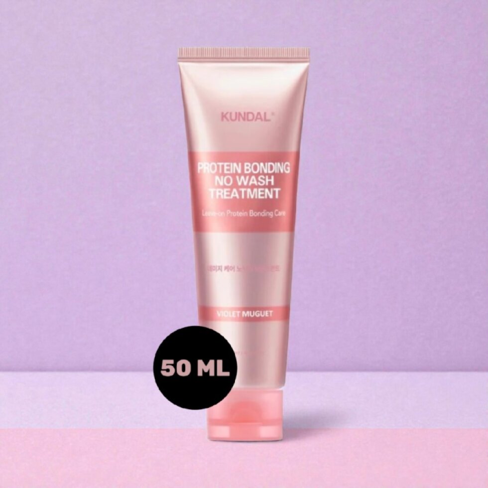 KUNDAL - Protein Bonding Damage Care No Wash Treatment - Bezoplachová proteinová péče VIOLET MUGUET - 50 ml