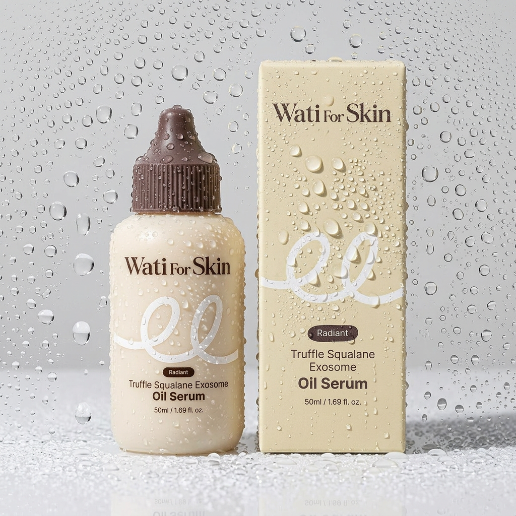 WATI FOR SKIN - Truffle Squalane Exosome Oil Serum - Luxusní pleťové olejové sérum s lanýži a skvalanem - 50 ml