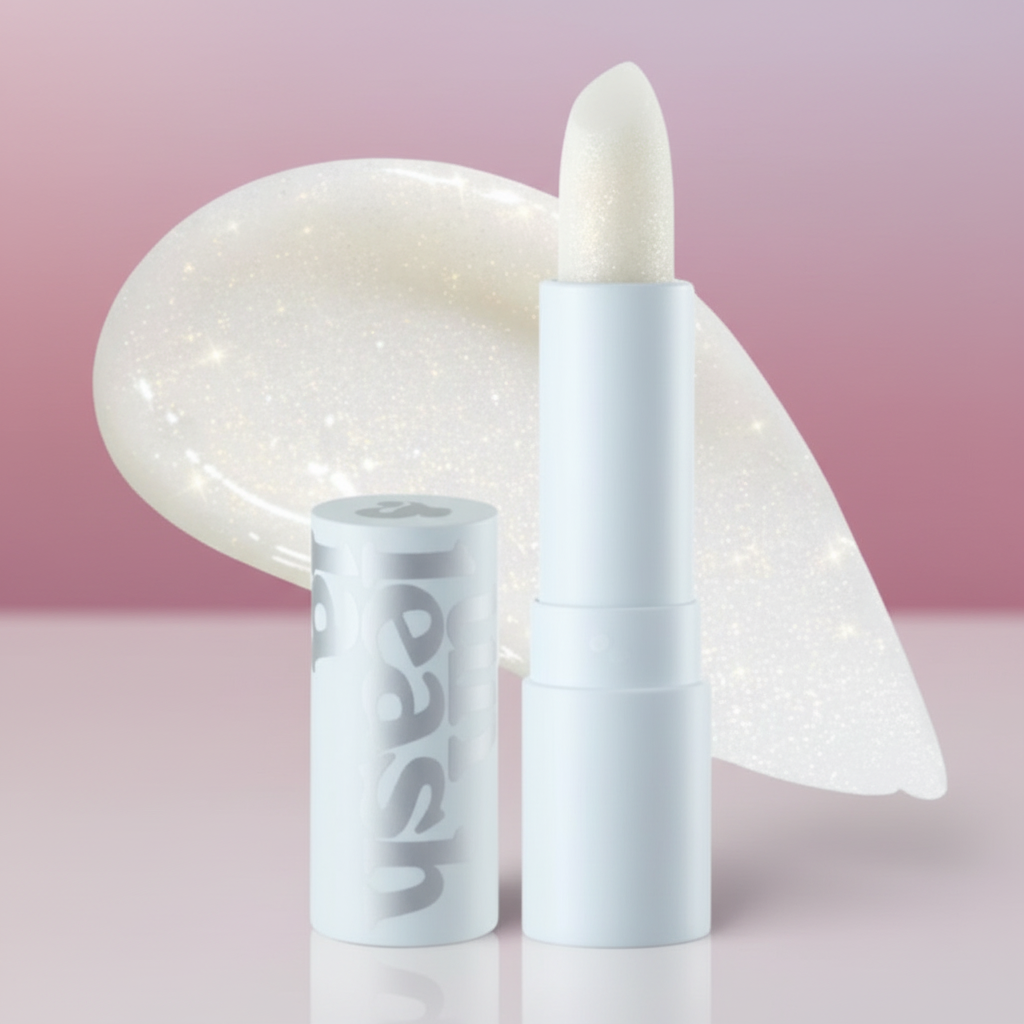 UNLEASHIA - Glacier Vegan Lip Balm - Veganský balzám na rty v odstínu SNOW FROST - 19 g