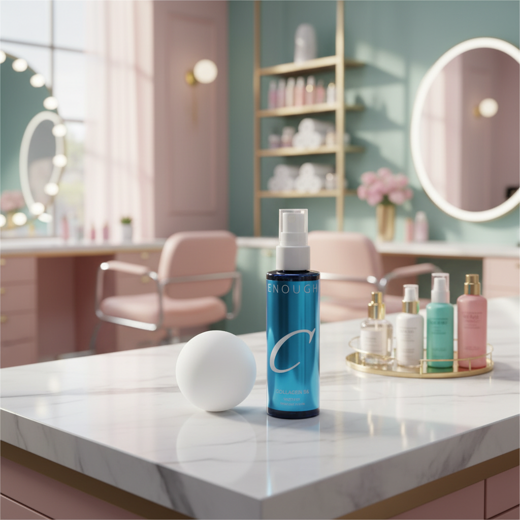 ENOUGH - Collagen 3X Moisture Makeup Fixer - Kolagenový hydratační fixační sprej na make-up - 100 ml