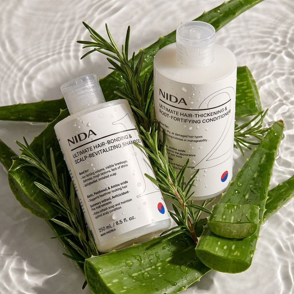 NIDA - Ultimate Hair-Bonding Scalp-Revitalizing Shampoo - Obnovující šampon na vlasové vazby a pokožku hlavy - 250 ml