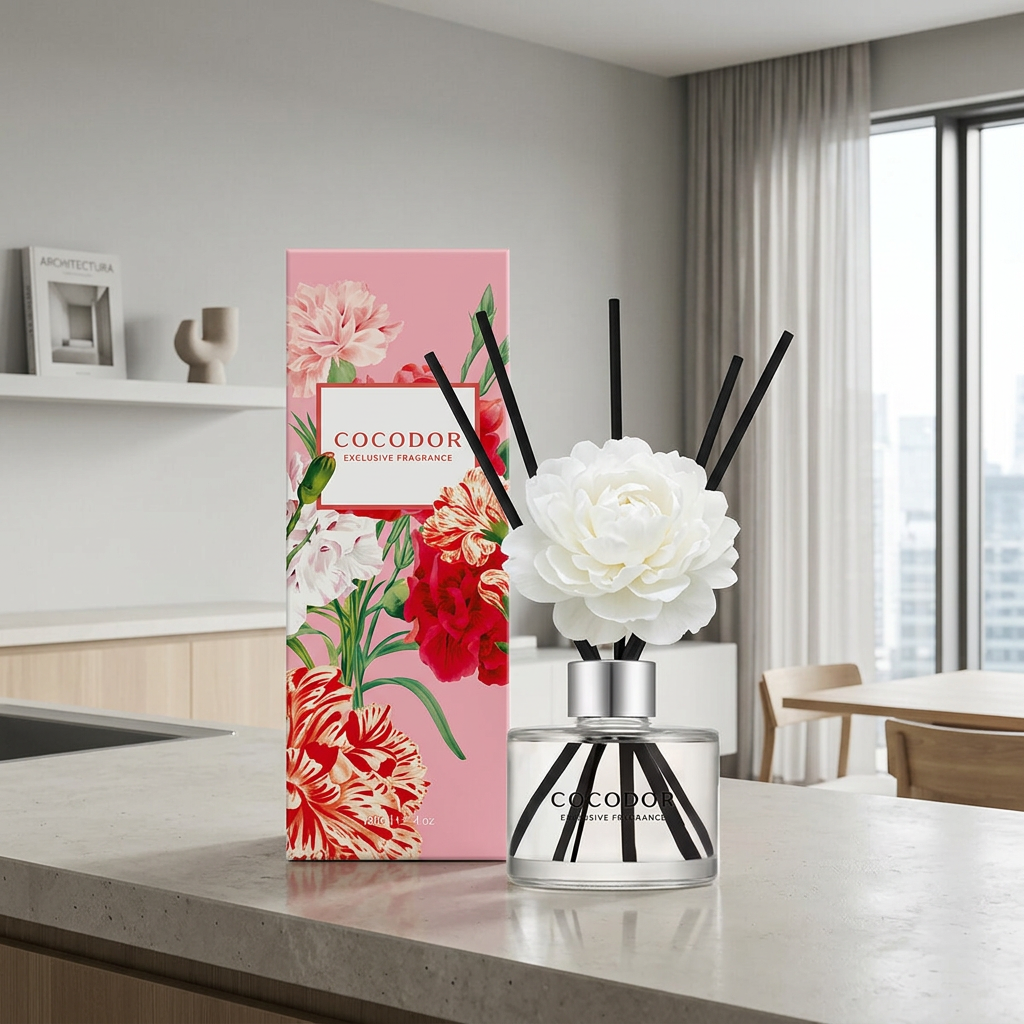 COCODOR - Carnation Diffuser White Musk - Difuzér s karafiátem a White Musk - 120 ml