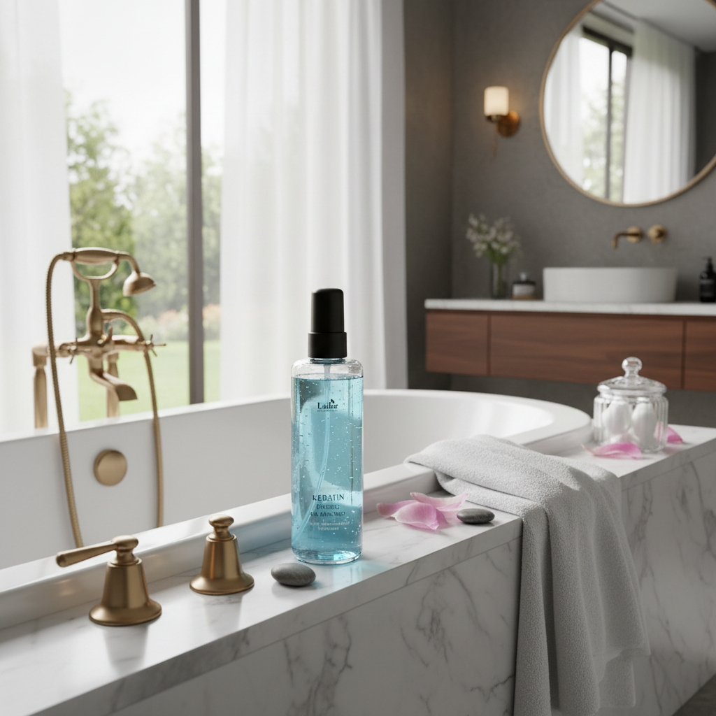 Lador - Keratin Layered Oil Mist - Dvoufázový keratinový sprej na vlasy - 130 ml