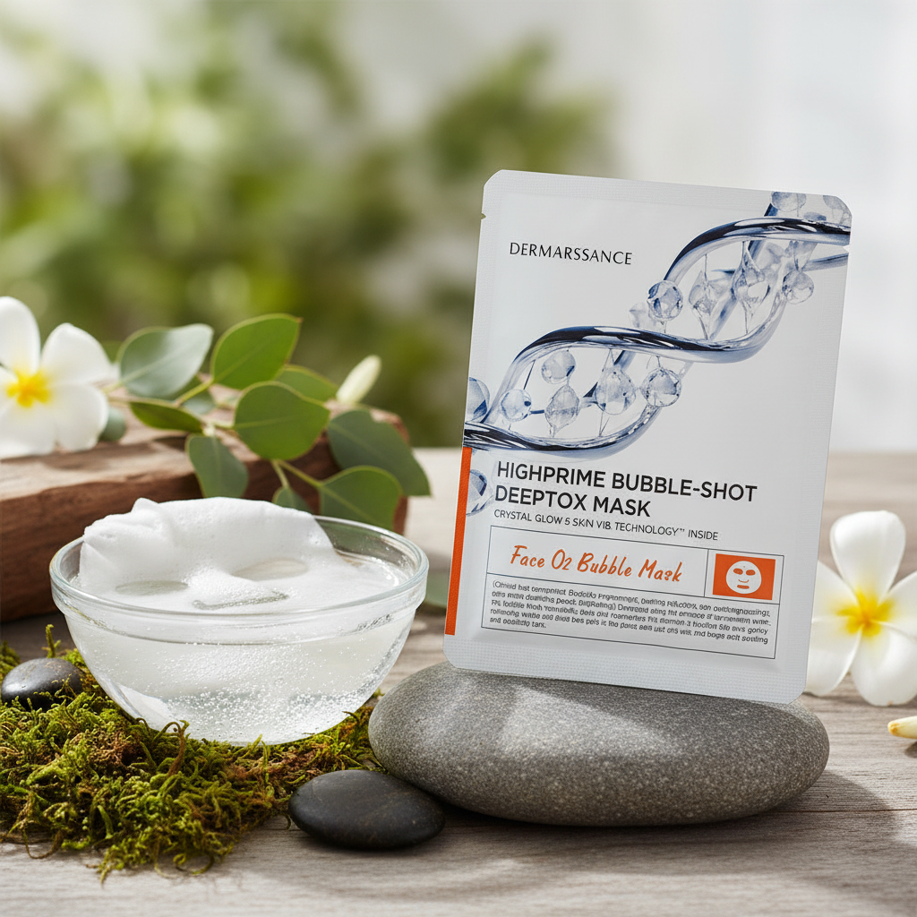 DERMARSSANCE - Bubble-shot Deeptox Mask - Hloubkově detoxikační bublinková maska - 1ks