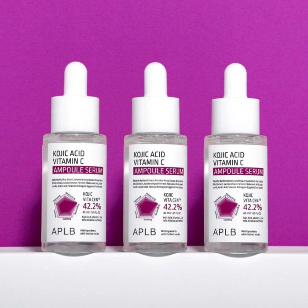 APLB - Kojic Acid Vitamin C Ampoule Serum - Revitalizační sérum s kyselinou kojovou a vitaminem C - 40 ml