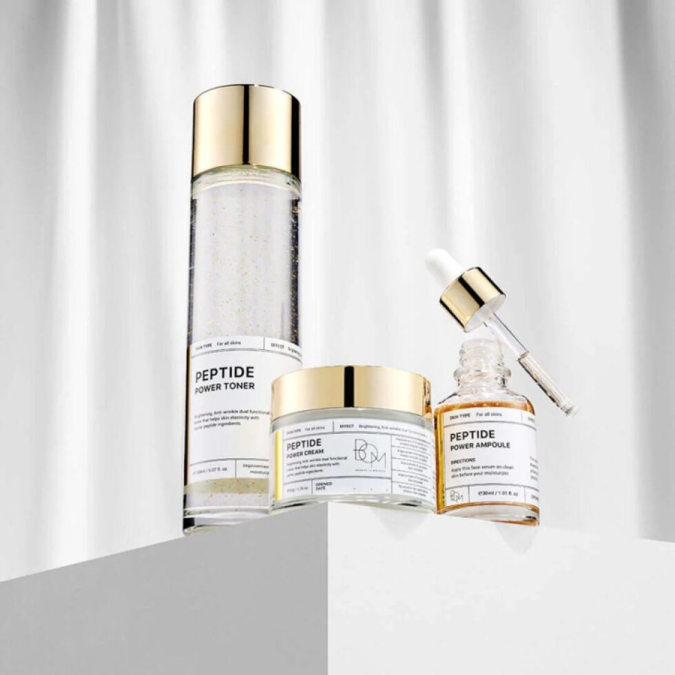 B.O.M. - Peptide Power Special Set - Set protivráskových peptidových produktů - 3 ks
