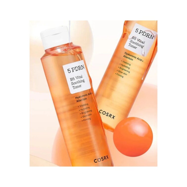 COSRX - PDRN B5 Vital Soothing Toner - Vitalizační zklidňující tonikum s PDRN a vitamínem B5 - 280 ml