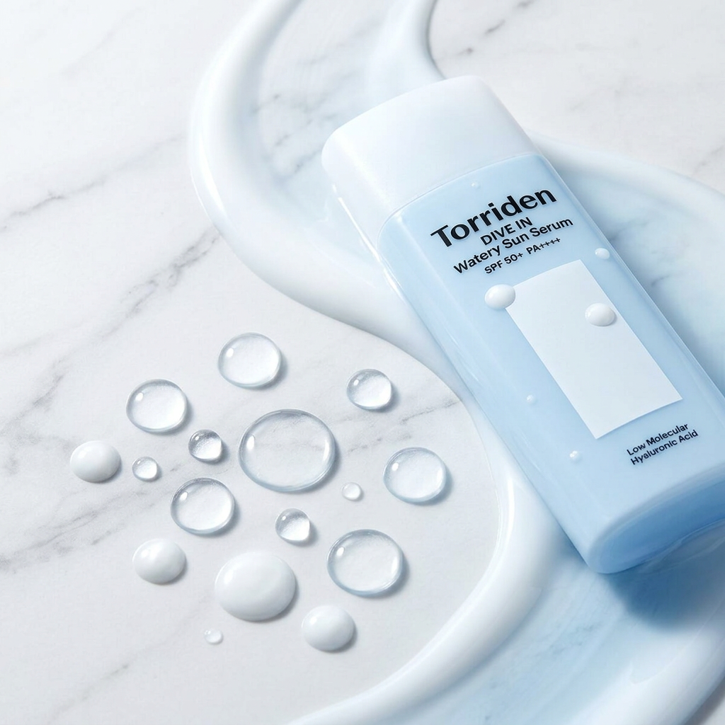 Torriden - DIVE-IN Watery Sun Serum - Hydratační sérová ochranná péče SPF - 50 ml