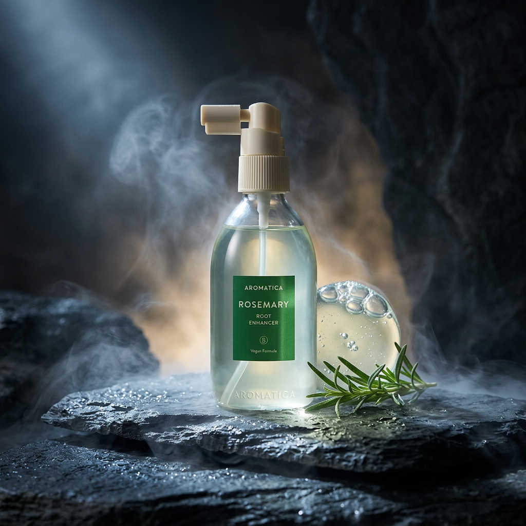AROMATICA - Rosemary Root Enhancer - Posilující, rozmarýnový sprej na podporu růstu vlasů - 100 ml